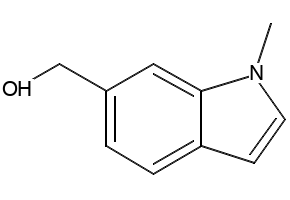 (1-Methylindol-6-yl)methanol structure, CAS 199590-00-6