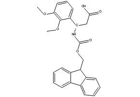 Fmoc-(S)-3-Amino-3-(2,3-dimethoxy-phenyl)-propionicacid structure, CAS 501015-36-7