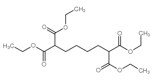 2,7-Bis-ethoxycarbonyloctanedioicaciddiethylester structure, CAS 5394-84-3