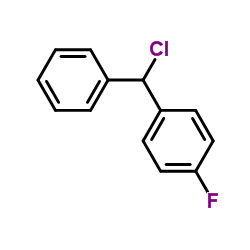 4-Fluorobenzhydrylchloride structure, CAS 365-21-9