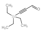 3-Triethylsilylpropynal structure, CAS 71572-60-6