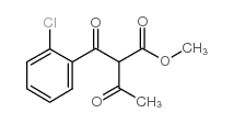 2-(2-Chlorobenzoyl)-3-oxo-butyricacidmethylester structure, CAS 78181-03-0