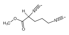 2,5-Diisocyanovalericacidmethylester structure, CAS 150765-87-0