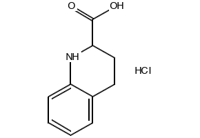 1,2,3,4-tetrahydroquinoline-2-carboxylicacidhydrochloride structure, CAS 75493-93-5