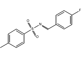 N-(4-Fluorobenzylidene)-4-methylbenzenesulfonamide structure, CAS 193675-43-3