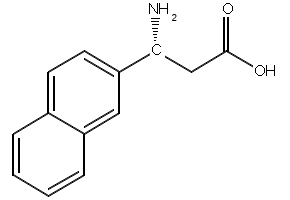 (R)-3-Amino-3-(2-naphthyl)-propionicacid structure, CAS 786637-72-7