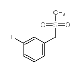 3-Fluorobenzylmethylsulfone structure, CAS 25195-47-5