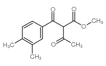 2-(3,4-Dimethylbenzoyl)-3-oxo-butyricacidmethylester structure, CAS 676348-53-1