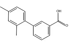 3',4'-Dimethylbiphenyl-2-carboxylicacid structure, CAS 728919-22-0