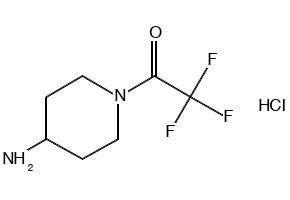 1-(4-aminopiperidin-1-yl)-2,2-dimethylpropan-1-one structure, CAS 195390-63-7