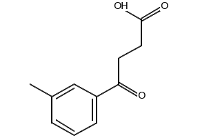 4-(3-Methylphenyl)-4-oxobutyricacid structure, CAS 59618-44-9