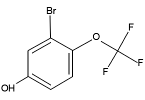 3-Bromo-4-(trifluoromethoxy)phenol structure, CAS 886496-88-4