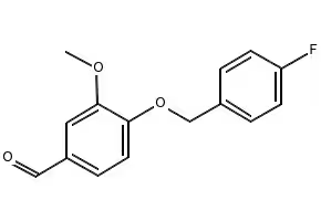 4-[(4-Fluorobenzyl)oxy]-3-methoxybenzenecarboxaldehyde structure, CAS 321432-05-7