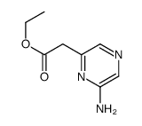 ethyl2-(6-aminopyrazin-2-yl)acetate structure, CAS 1245644-65-8