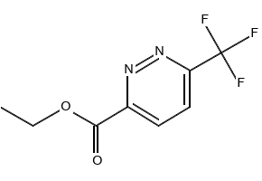 ethyl6-(trifluoromethyl)pyridazine-3-carboxylate structure, CAS 1192155-06-8