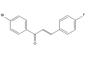 4-Fluoro-4'-bromochalcone structure, CAS 98991-32-3