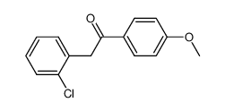 2-Chlorobenzyl4-methoxylphenylketone structure, CAS 41840-95-3