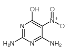 2,6-diamino-5-nitropyrimidin-4(3H)-one structure, CAS 3346-23-4