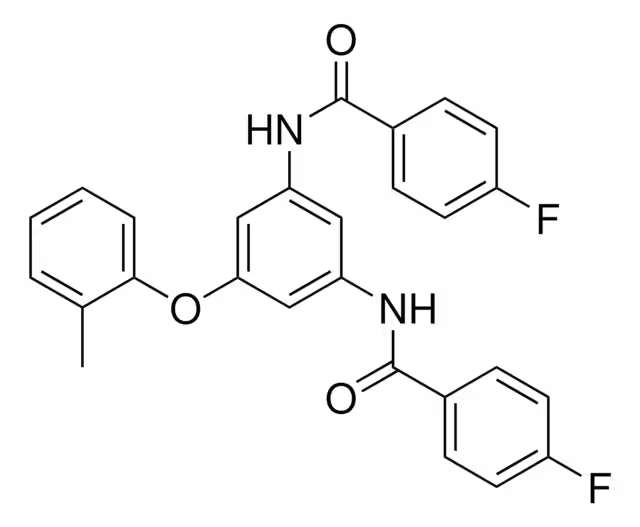 5-Fluoro-2-(4-fluorobenzoyl)benzenecarboxylicacid structure, CAS 338982-44-8