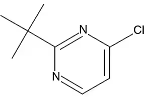 2-tert-butyl-4-chloropyrimidine structure, CAS 18436-67-4