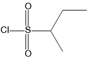 2-Butylsulfonylchloride structure, CAS 4375-72-8