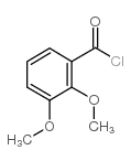 2,3-Dimethoxybenzoylchloride structure, CAS 7169-06-4