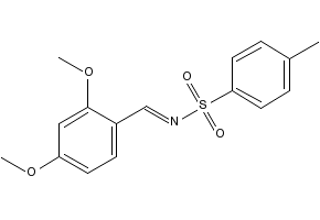 N-(2,4-Dimethoxybenzylidene)-4-methylbenzenesulfonamide structure, CAS 314248-25-4
