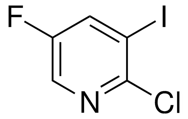 2-Chloro-5-fluoro-3-iodopyridine structure, CAS 884494-33-1
