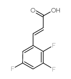 2,3,5-Trifluorocinnamicacid structure, CAS 237761-79-4