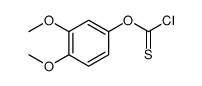 3,4-Dimethoxyphenylchlorothioformate structure, CAS 916792-41-1