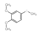 3,4-Dimethoxythioanisole structure, CAS 2570-43-6