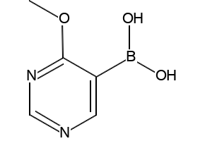 4-methoxypyrimidin-5-ylboronicacid structure, CAS 909187-37-7