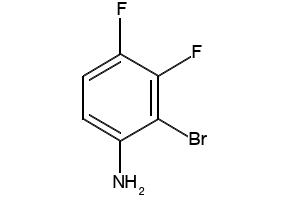 2-Bromo-3,4-difluoroaniline structure, CAS 1092349-87-5
