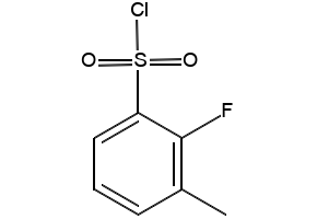 2-Fluoro-3-methylbenzenesulfonylchloride structure, CAS 1092349-98-8