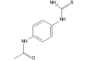 N-(4-Thioureidophenyl)acetamide structure, CAS 1614-33-1