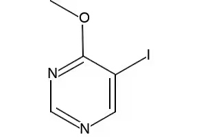 5-iodo-4-methoxypyrimidine structure, CAS 219915-13-6