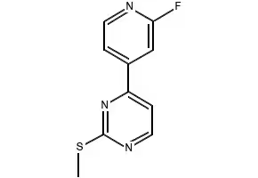 ethyl2-(2-(methylthio)pyrimidin-4-yl)-2-oxoacetate structure, CAS 1211595-04-8
