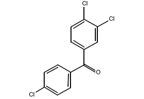 3,4,4'-Trichlorobenzophenone structure, CAS 33093-42-4