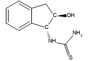(1R,2R)-1-hydroxy-2,3-dihydro-1H-inden-2-aminiumchloride structure, CAS 29365-65-9