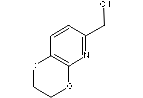 (2,3-dihydro-[1,4]dioxino[2,3-b]pyridin-6-yl)methanol structure, CAS 615568-23-5