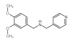 (3,4-Dimethoxybenzyl)pyridin-4-ylmethylamine structure, CAS 57342-20-8