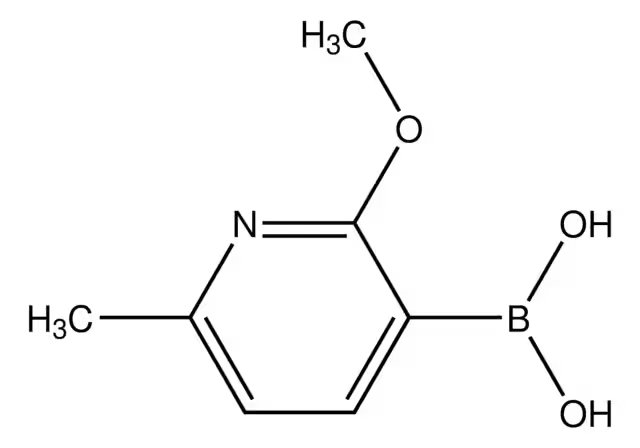 2-Methoxy-6-methylpyridin-3-ylboronicacid structure, CAS 1000802-75-4