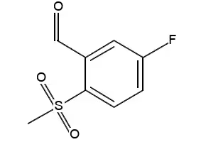 5-Fluoro-2-(methylsulfonyl)benzaldehyde structure, CAS 849035-71-8