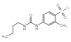 4-(3-Butylureido)-2-methylbenzenesulfonylchloride structure, CAS 678185-73-4