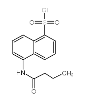 5-Butyrylaminonaphthalene-1-sulfonylchloride structure, CAS 728864-72-0
