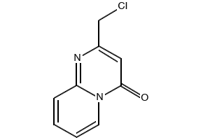 3-bromo-2-(chloromethyl)-4H-pyrido[1,2-a]pyrimidin-4-one structure, CAS 87779-01-9