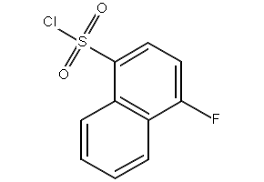 4-Fluoronaphthalene-1-sulfonylchloride structure, CAS 316-69-8