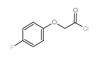 (4-Fluorophenoxy)acetylchloride structure, CAS 405-78-7