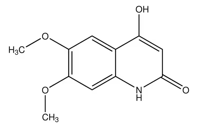 4-hydroxy-6,7-dimethoxyquinolin-2(1H)-one structure, CAS 412335-39-8