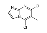 5,7-dichloro-6-methylimidazo[1,2-a]pyrimidine structure, CAS 1245647-20-4